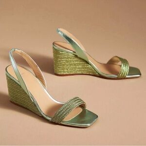 Anthropologie Castañer Barby Wedge Heels